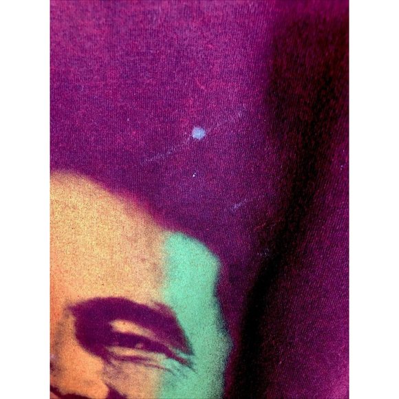 Vintage Bob Marley Rare Concert Shirt￼ Rock Icons Retro Red T-Shirt Size Medium - Picture 10 of 14